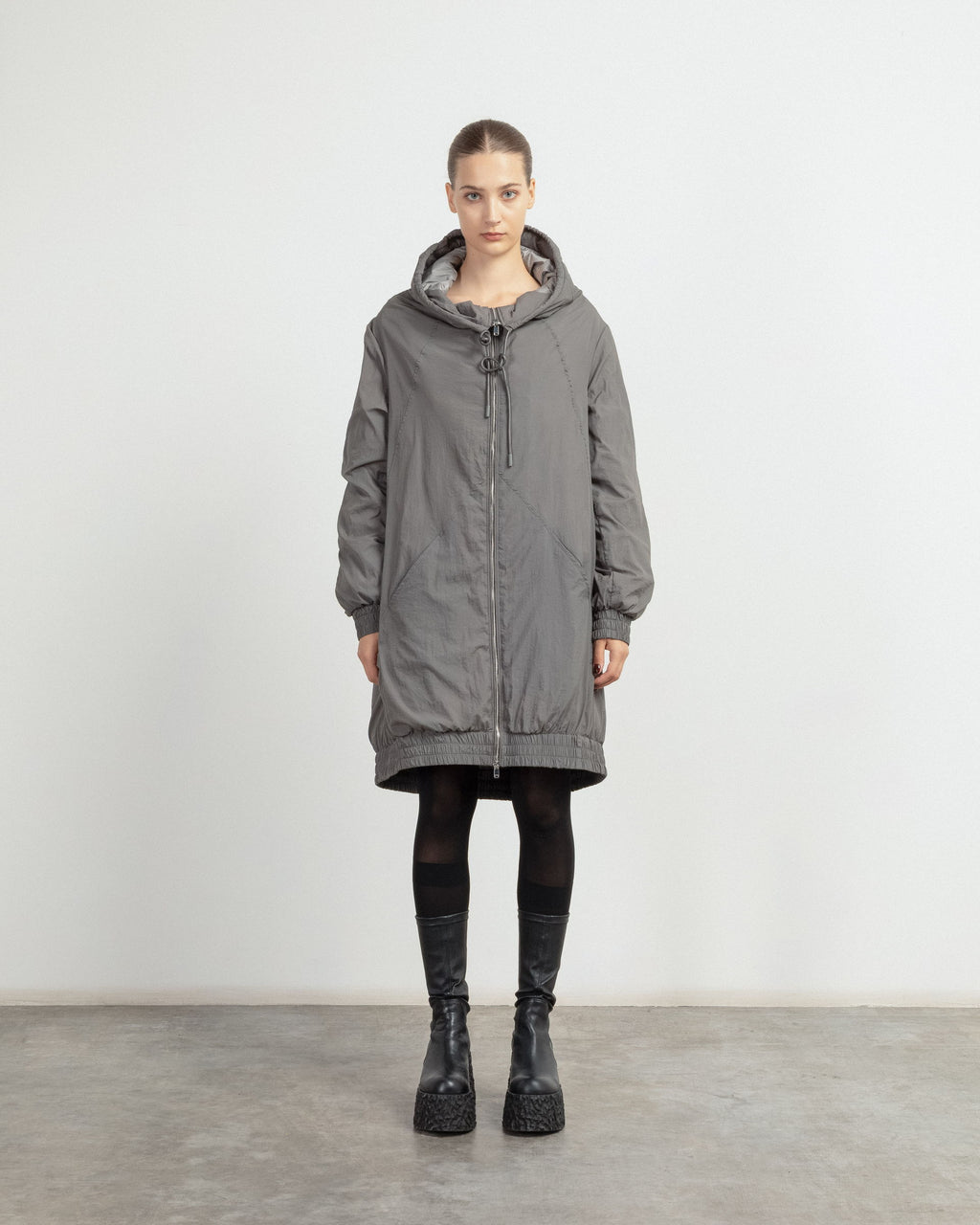 Blusão acolchoado MLO P25I10172 Cinza - 101-10172-08