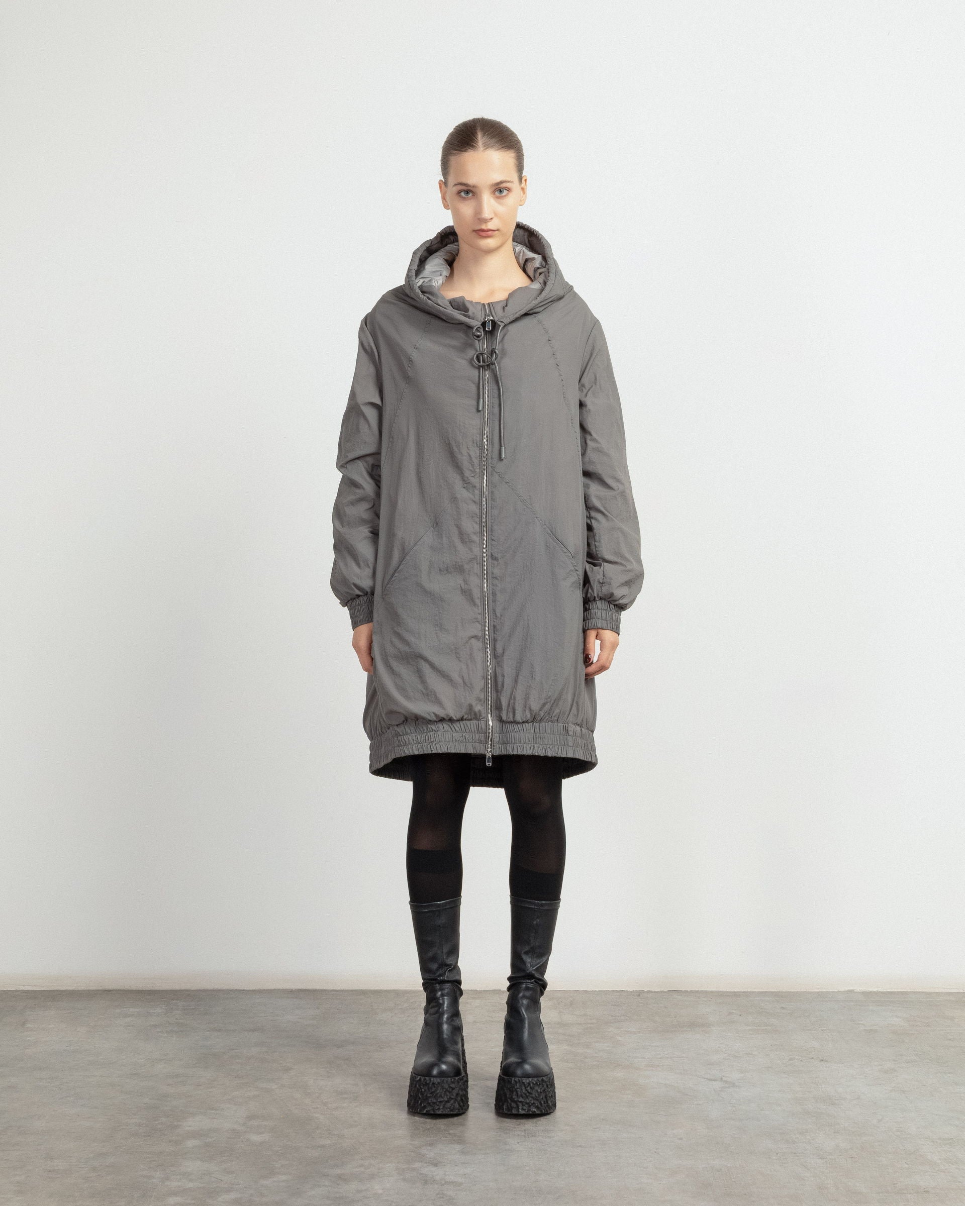 Blusão acolchoado MLO P25I10172 Cinza - 101-10172-08