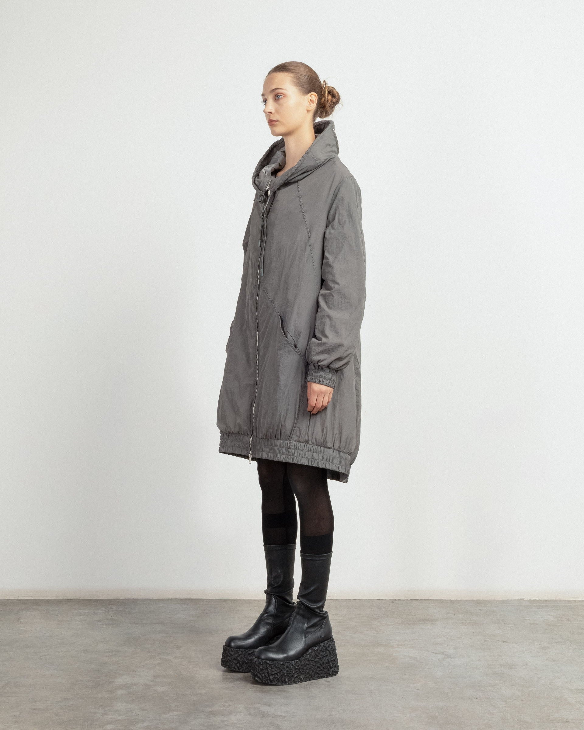 Blusão acolchoado MLO P25I10172 Cinza - 101-10172-08