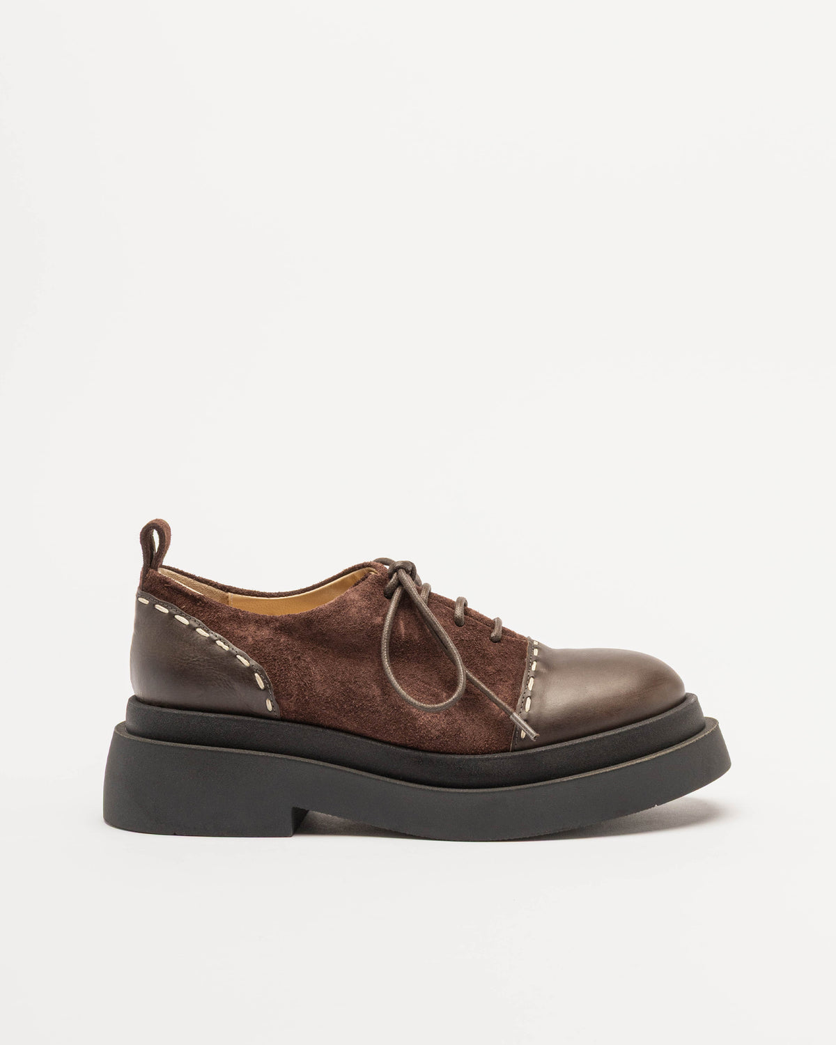 MLO X26I10812 Dark Brown Platform Shoes