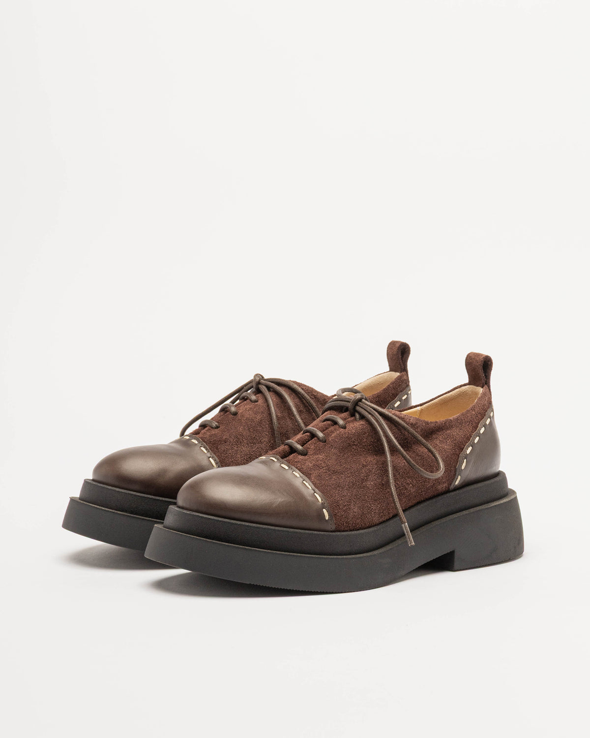 MLO X26I10812 Dark Brown Platform Shoes
