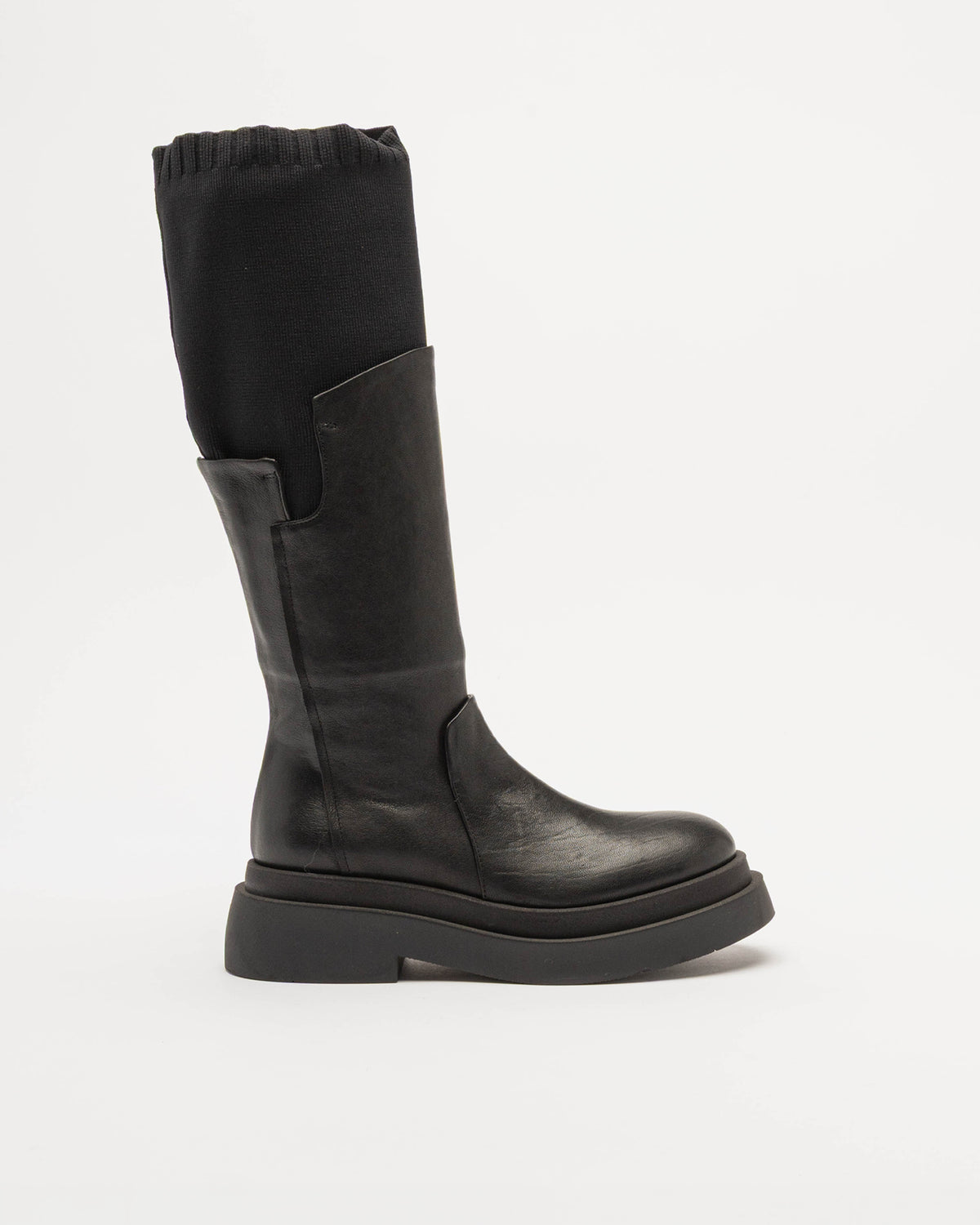 MLO X26I10818 Black high-leg boots