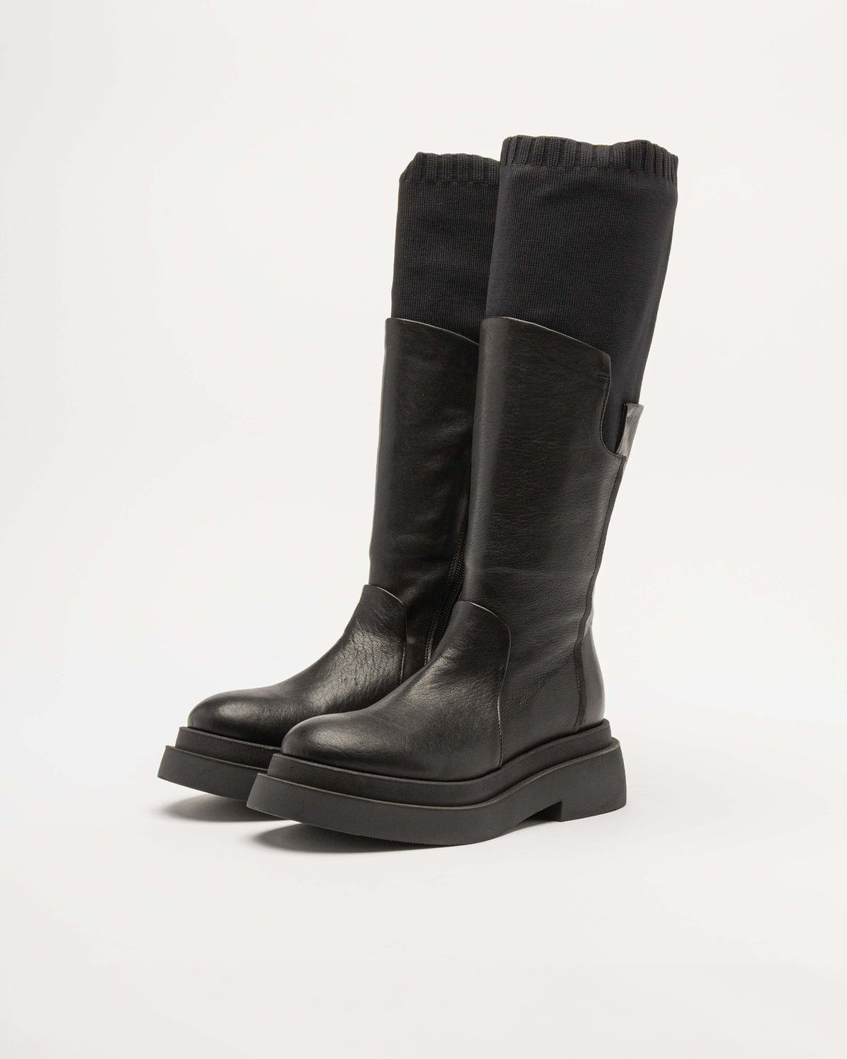 MLO X26I10818 Black high-leg boots