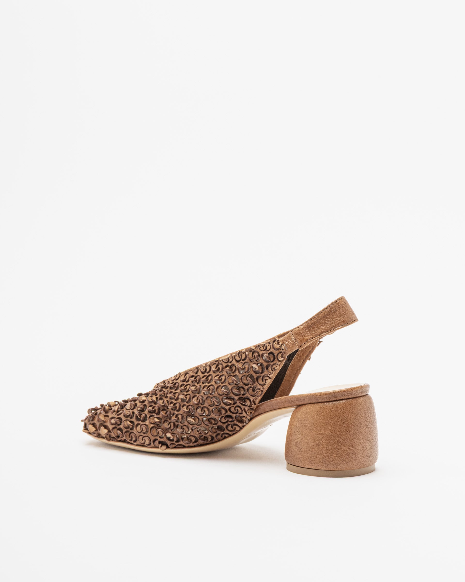 Sapato aberto atrás MLO X26E15016 Castanho - 101-15016-03