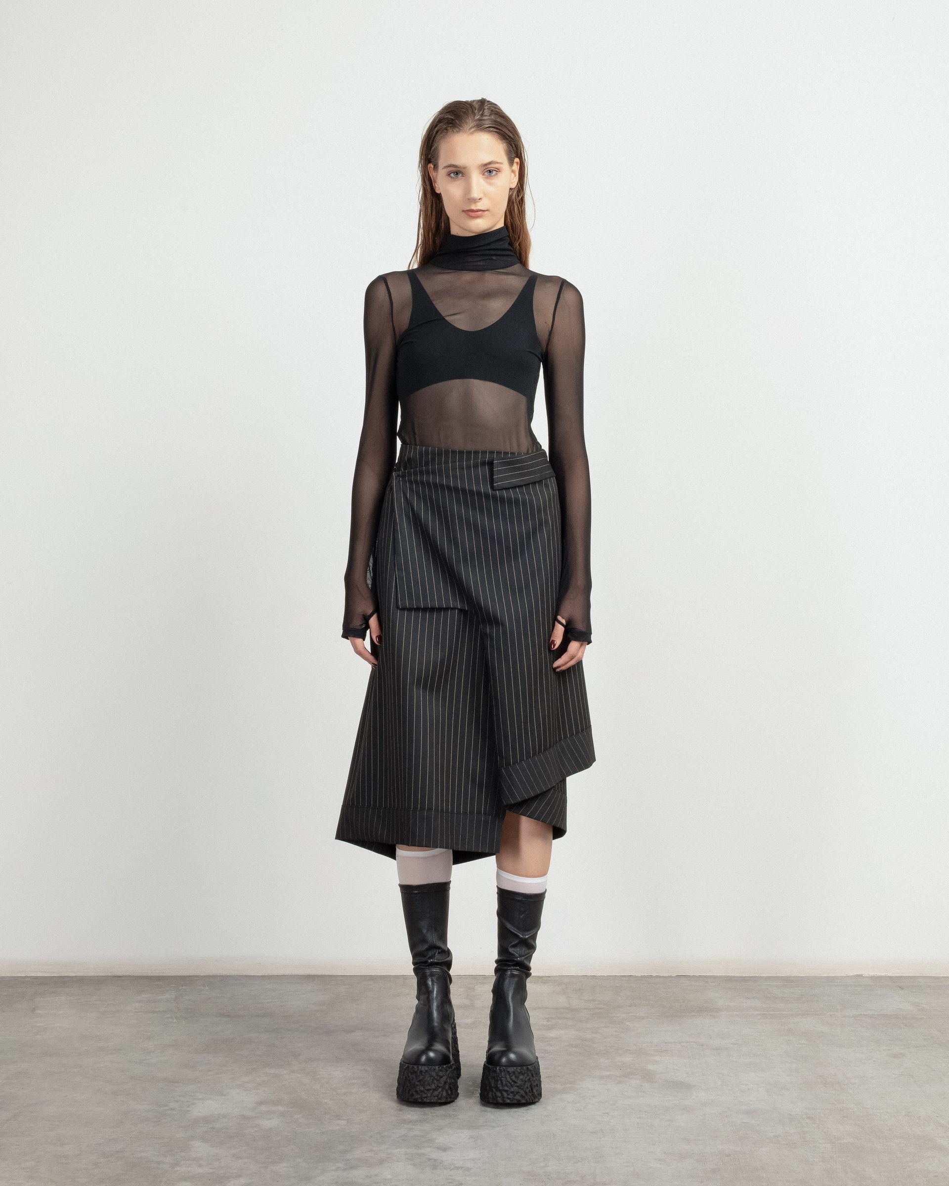 Camisola gola alta MLO P25I25316 Preto - 101-25316-01