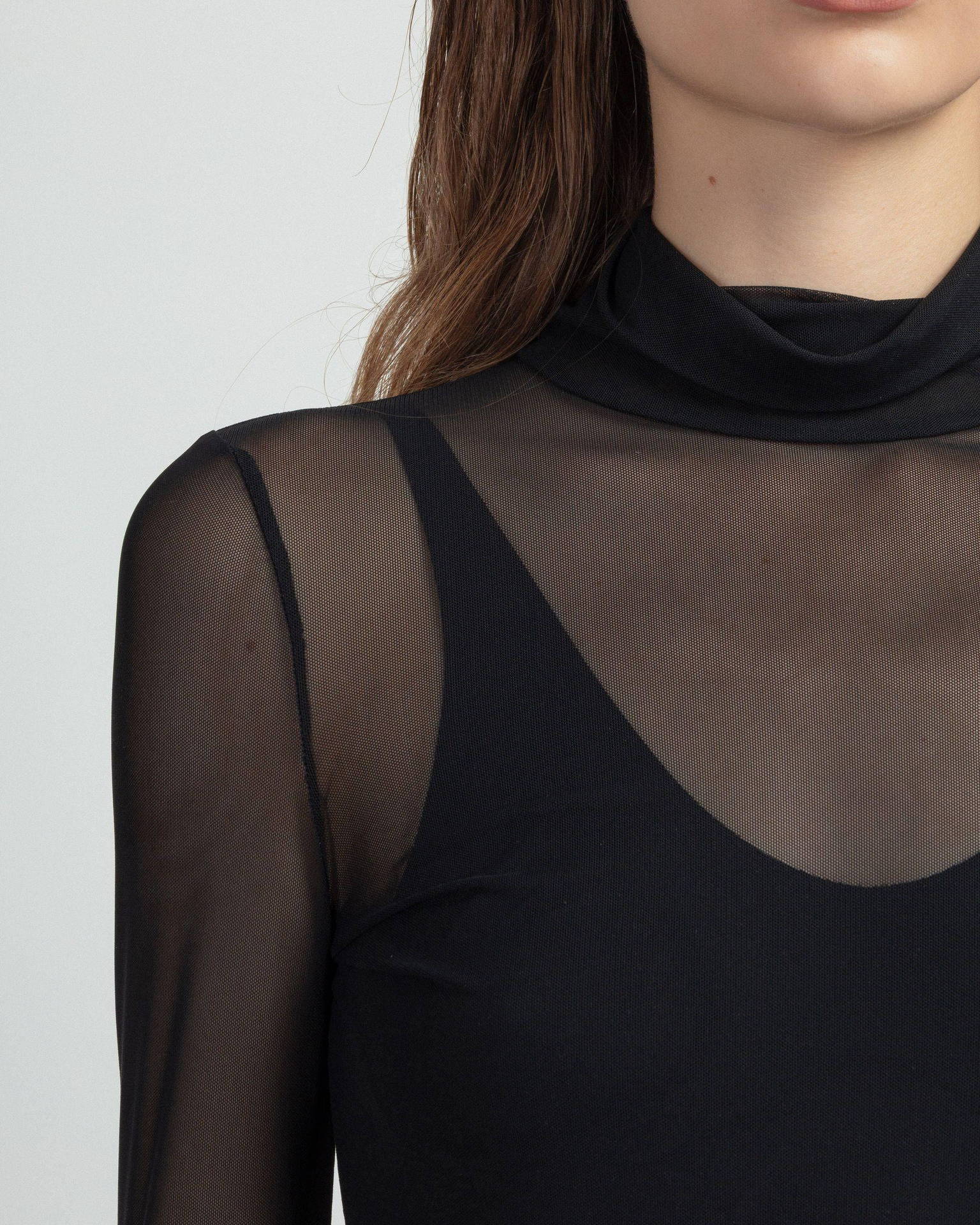 Camisola gola alta MLO P25I25316 Preto - 101-25316-01