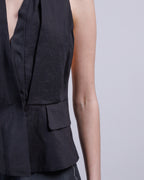 Colete Malloni M24E30566 Preto - 101-30566-01