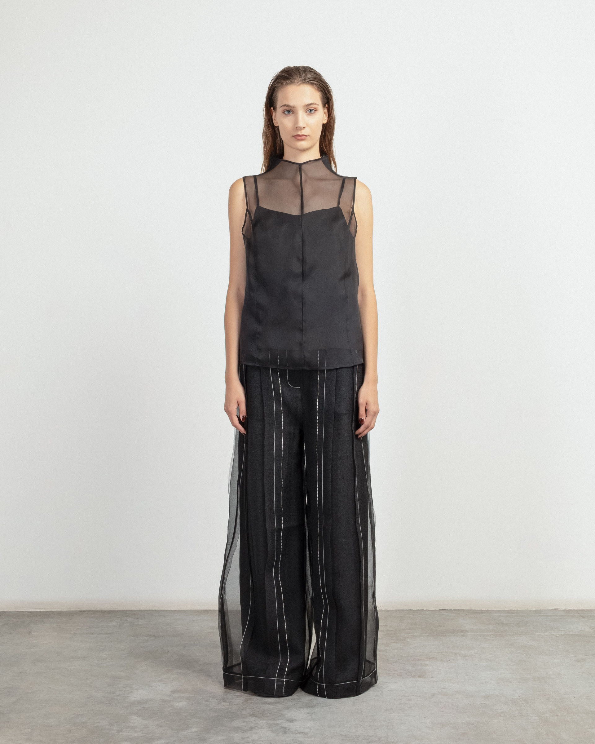 Top Malloni M25I32029 Preto - 101-32029-01