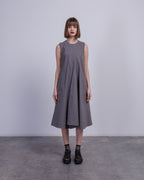 Vestido comprido Malloni M24E40788 Cinza - 101-40788-08