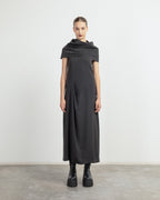 Vestido comprido Malloni M25I40836 Preto - 101-40836-01