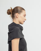 Vestido comprido Malloni M25I40836 Preto - 101-40836-01