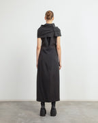 Vestido comprido Malloni M25I40836 Preto - 101-40836-01