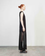 Vestido comprido Malloni M26E40849 Preto - 101-40849-01