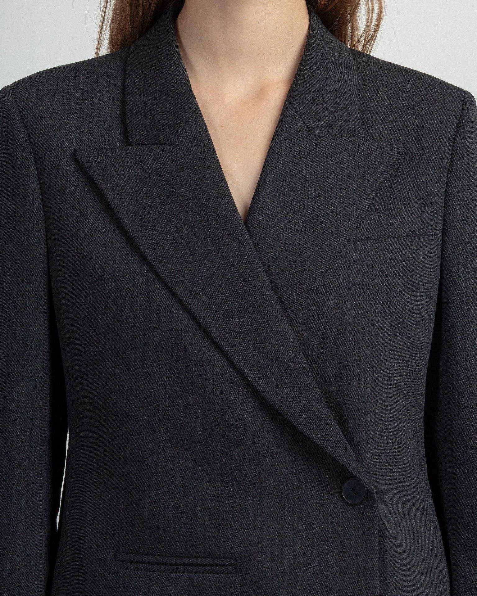 Blazer Malloni M25I50420 Cinza - 101-50420-08