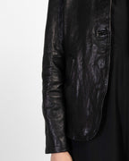 Casaco de pele Malloni P26E59001 Preto - 101-59001-01