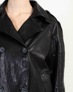 Casaco de pele MLO P26E59002 Preto - 101-59002-01