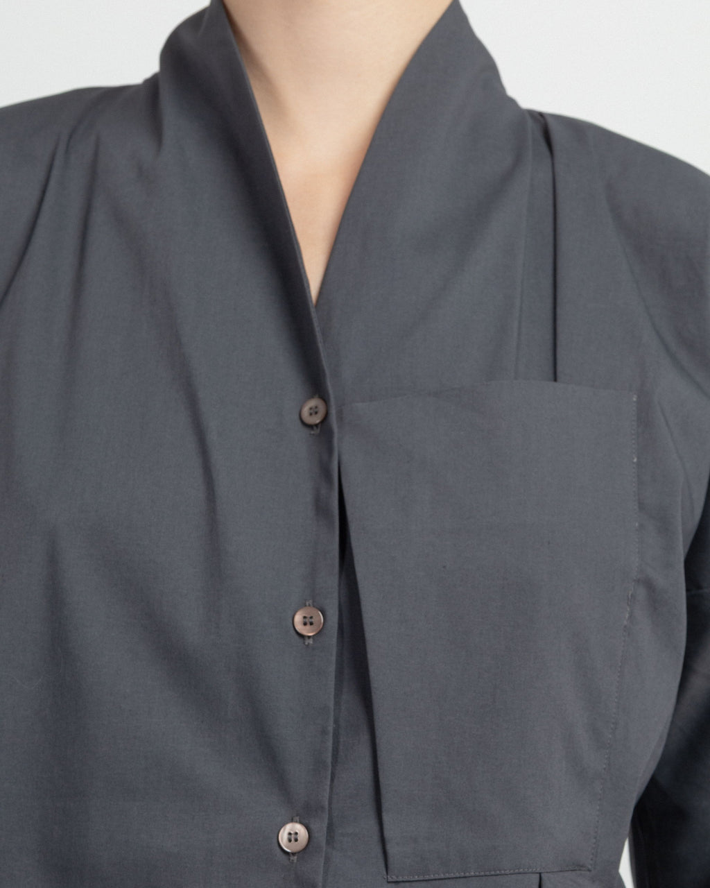 Camisa Malloni M25I60210 Cinza - 101-60210-08