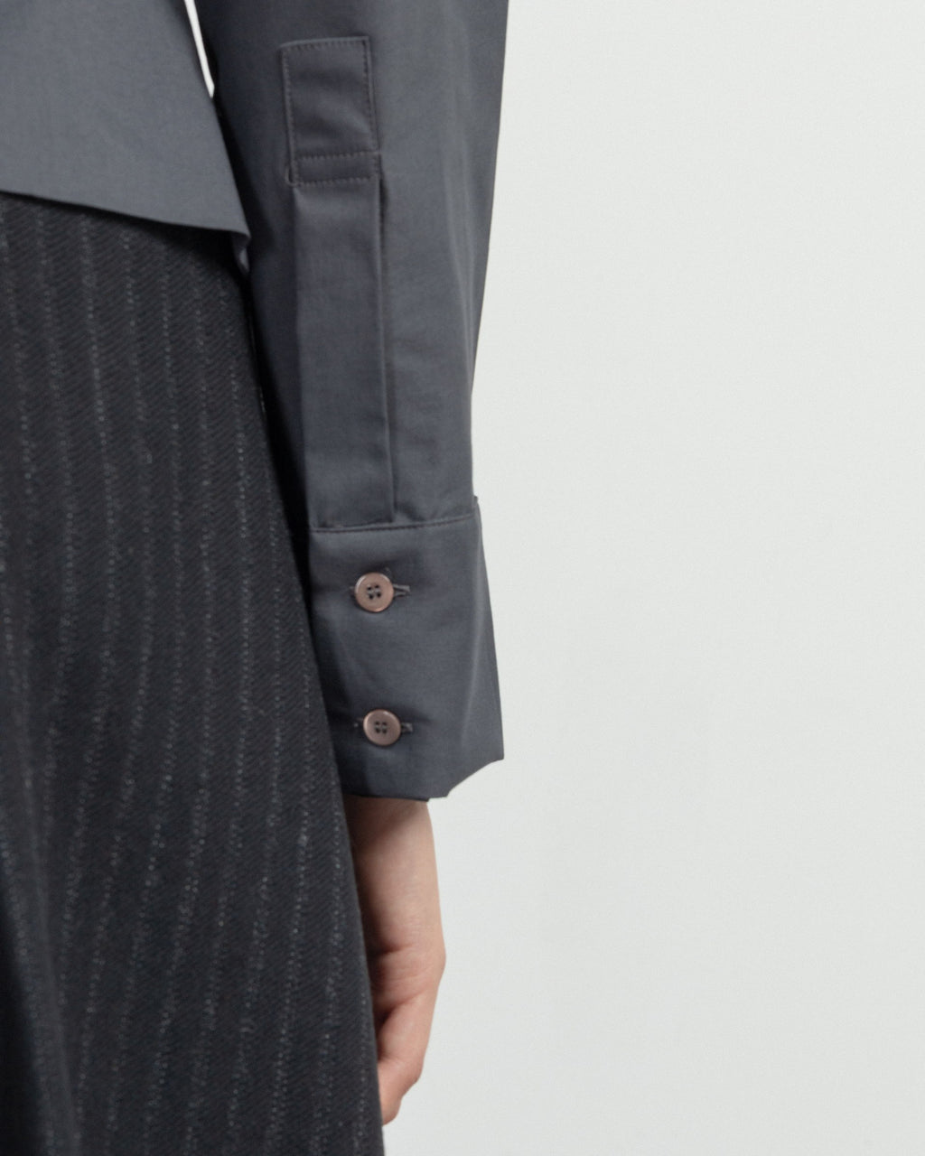 Camisa Malloni M25I60210 Cinza - 101-60210-08