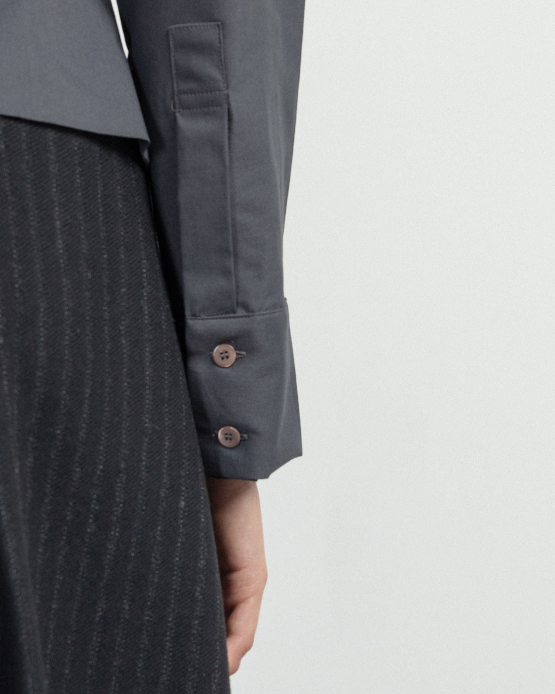 Camisa Malloni M25I60210 Cinza - 101-60210-08