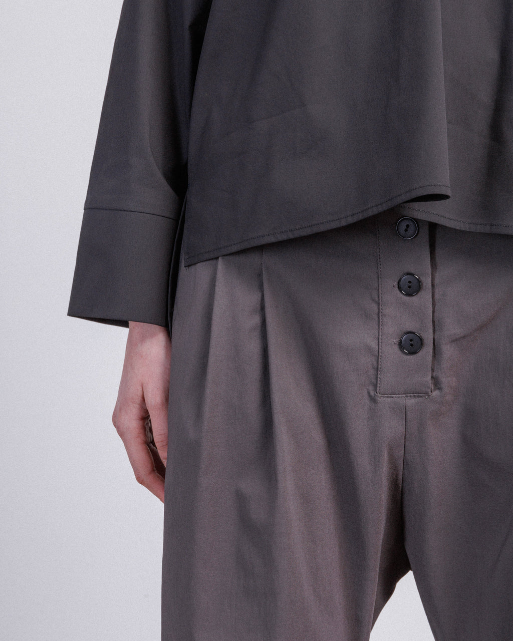 Calças clássicas Ixos K24E70319 Cinza - 101-70319-08