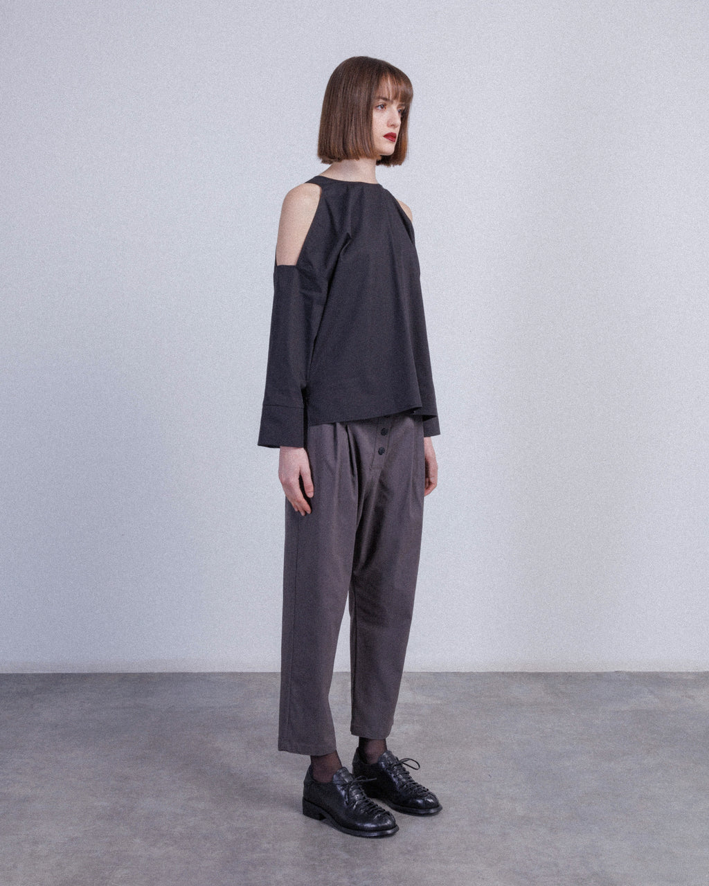 Calças clássicas Ixos K24E70319 Cinza - 101-70319-08