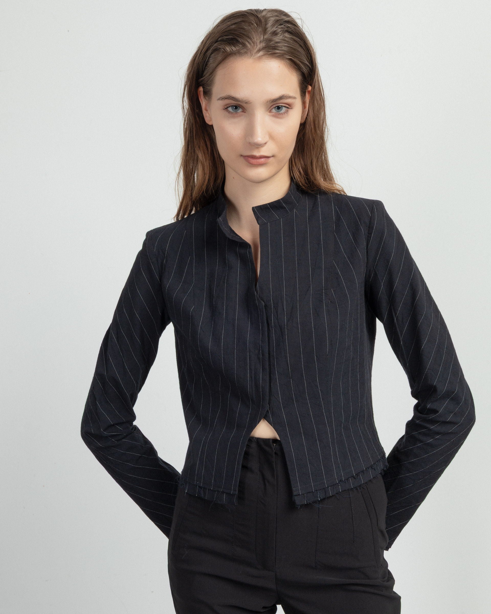 Calças clássicas MLO P25I70394 Preto - 101-70394-01