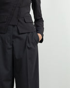 Calças clássicas Malloni M25I70619 Preto - 101-70619-01