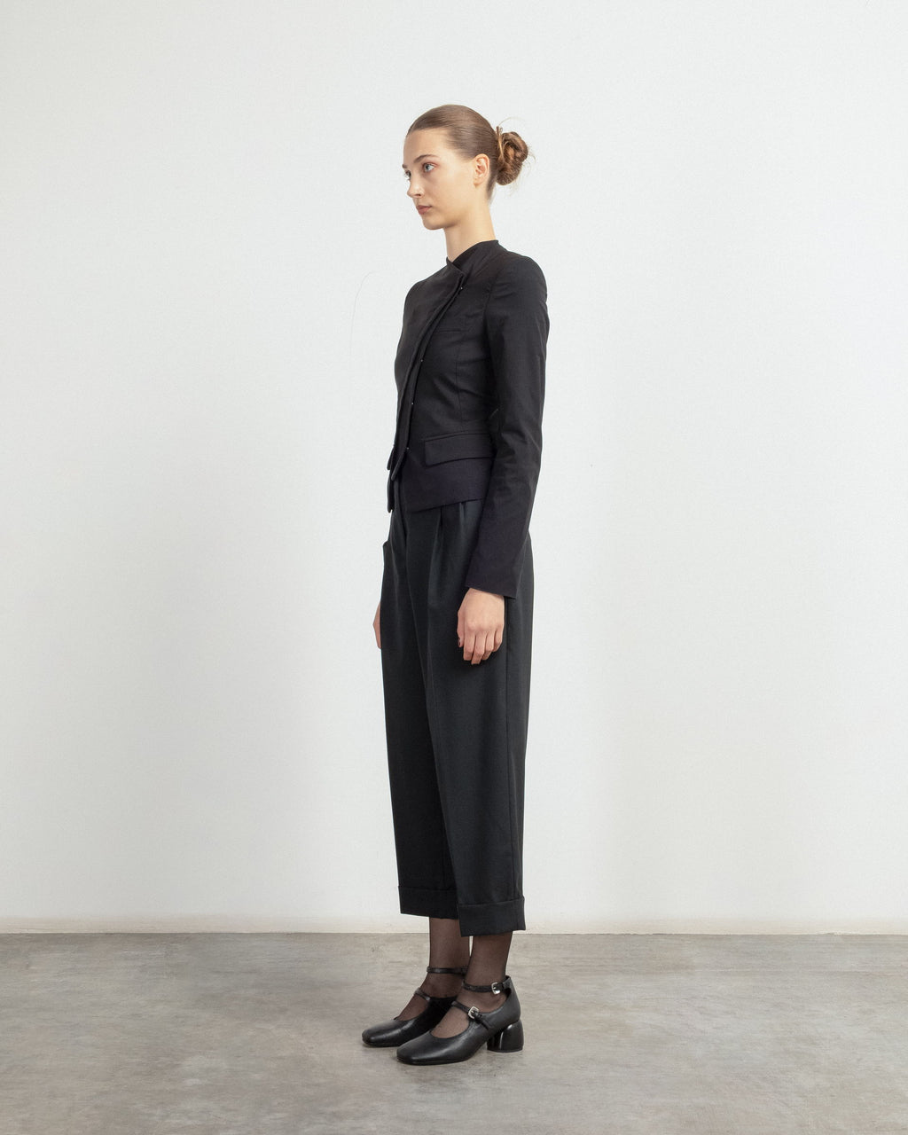 Calças clássicas Malloni M25I70619 Preto - 101-70619-01