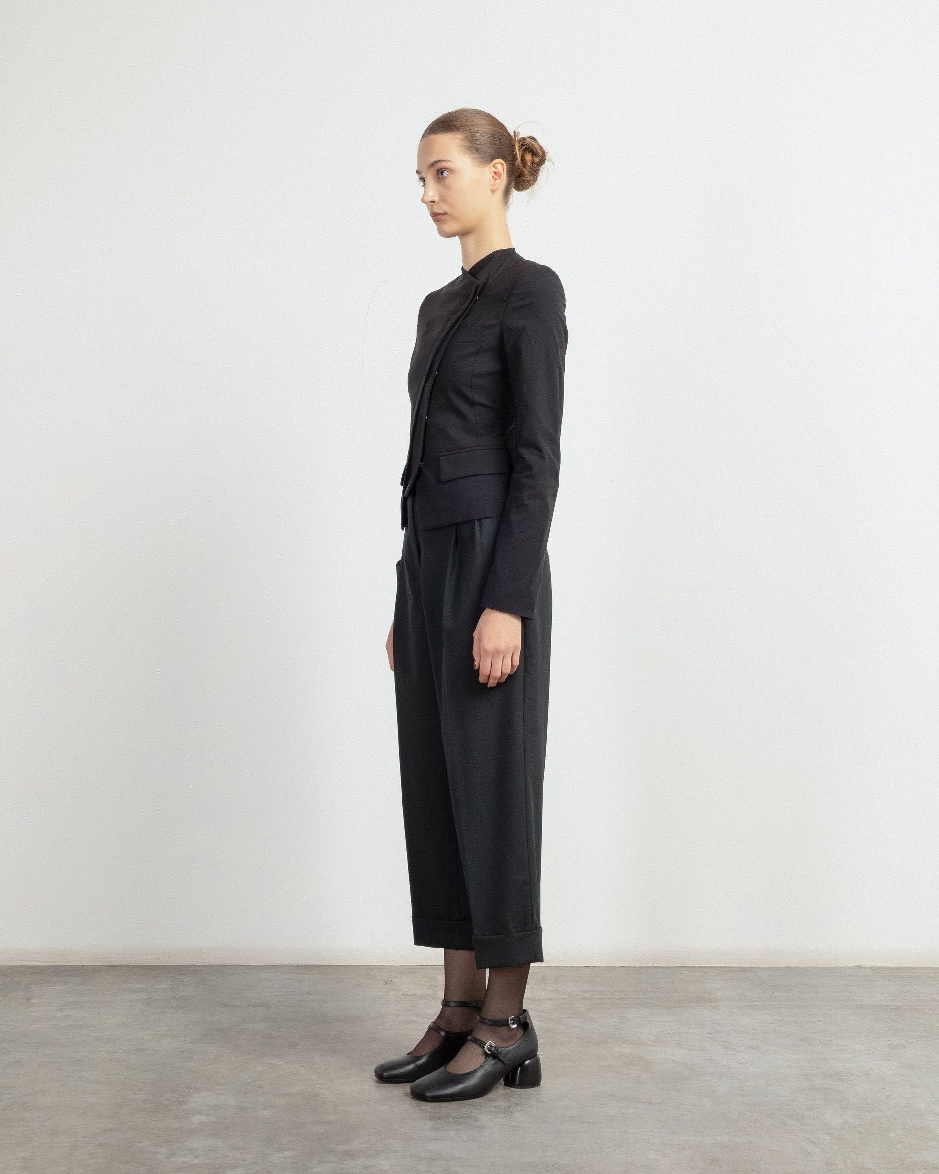 Calças clássicas Malloni M25I70619 Preto - 101-70619-01