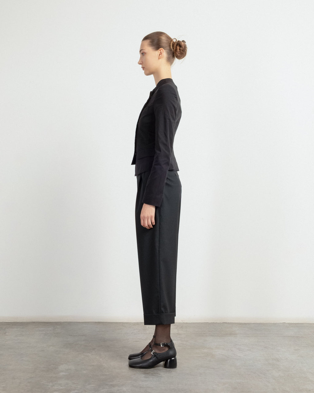 Calças clássicas Malloni M25I70619 Preto - 101-70619-01