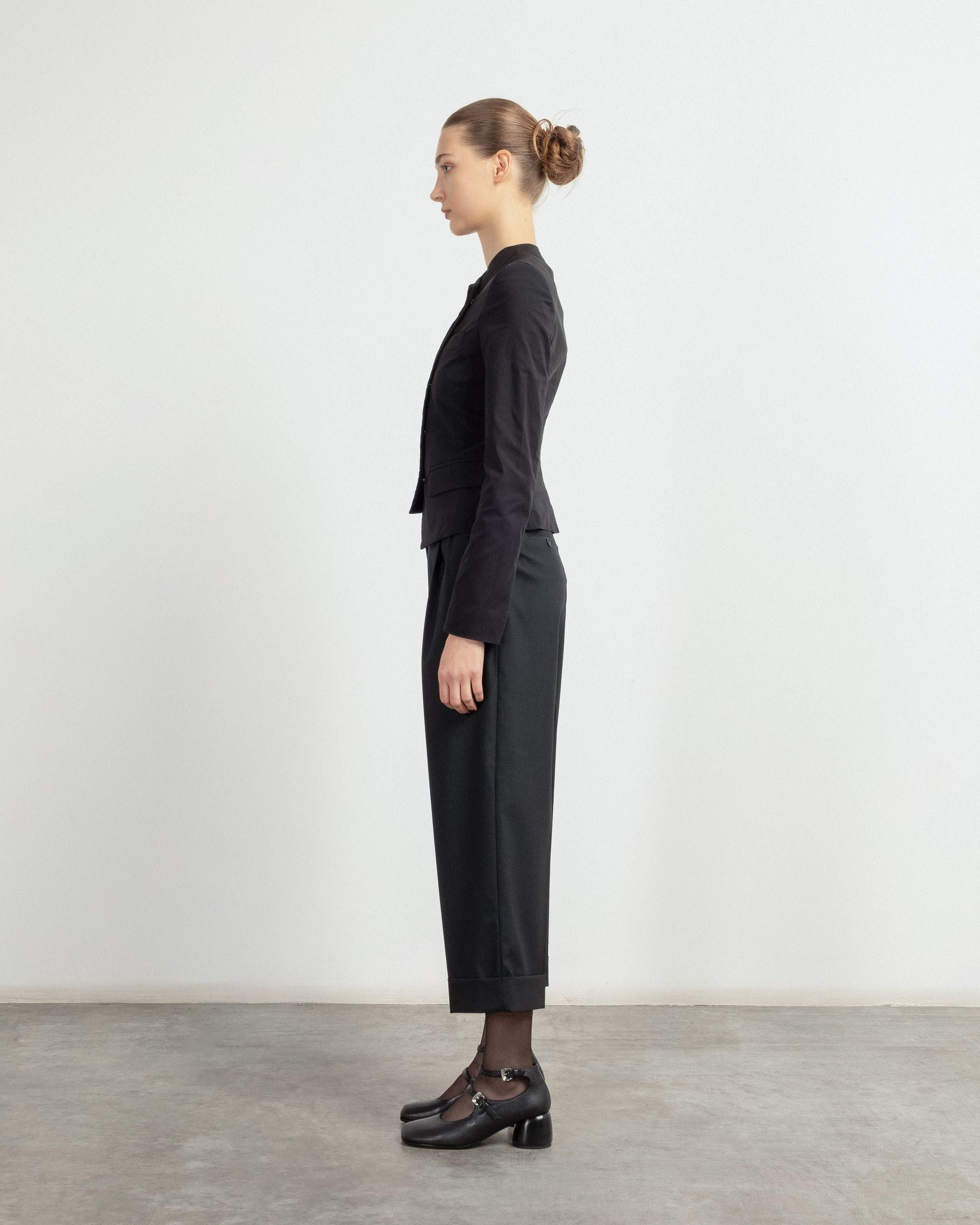 Calças clássicas Malloni M25I70619 Preto - 101-70619-01