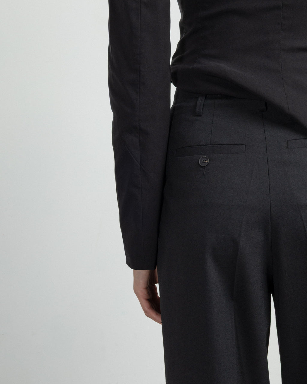 Calças clássicas Malloni M25I70619 Preto - 101-70619-01