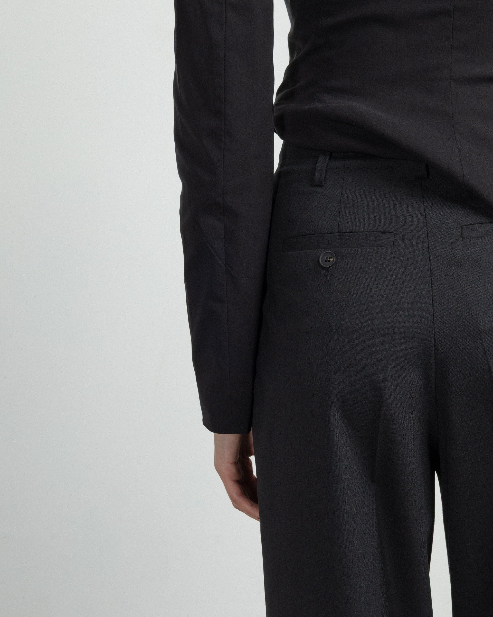 Calças clássicas Malloni M25I70619 Preto - 101-70619-01