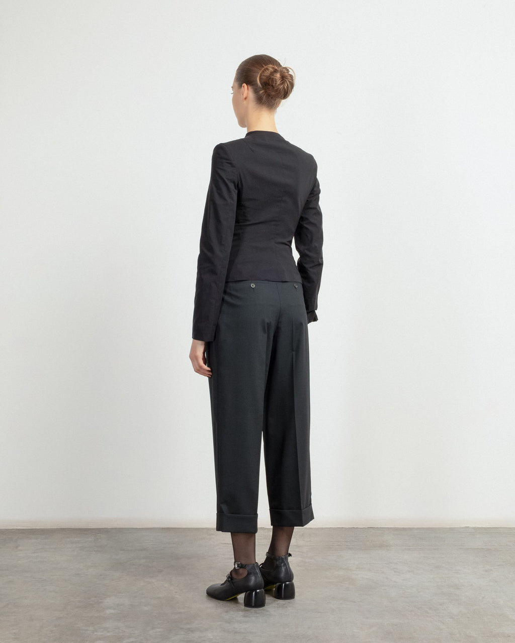 Calças clássicas Malloni M25I70619 Preto - 101-70619-01