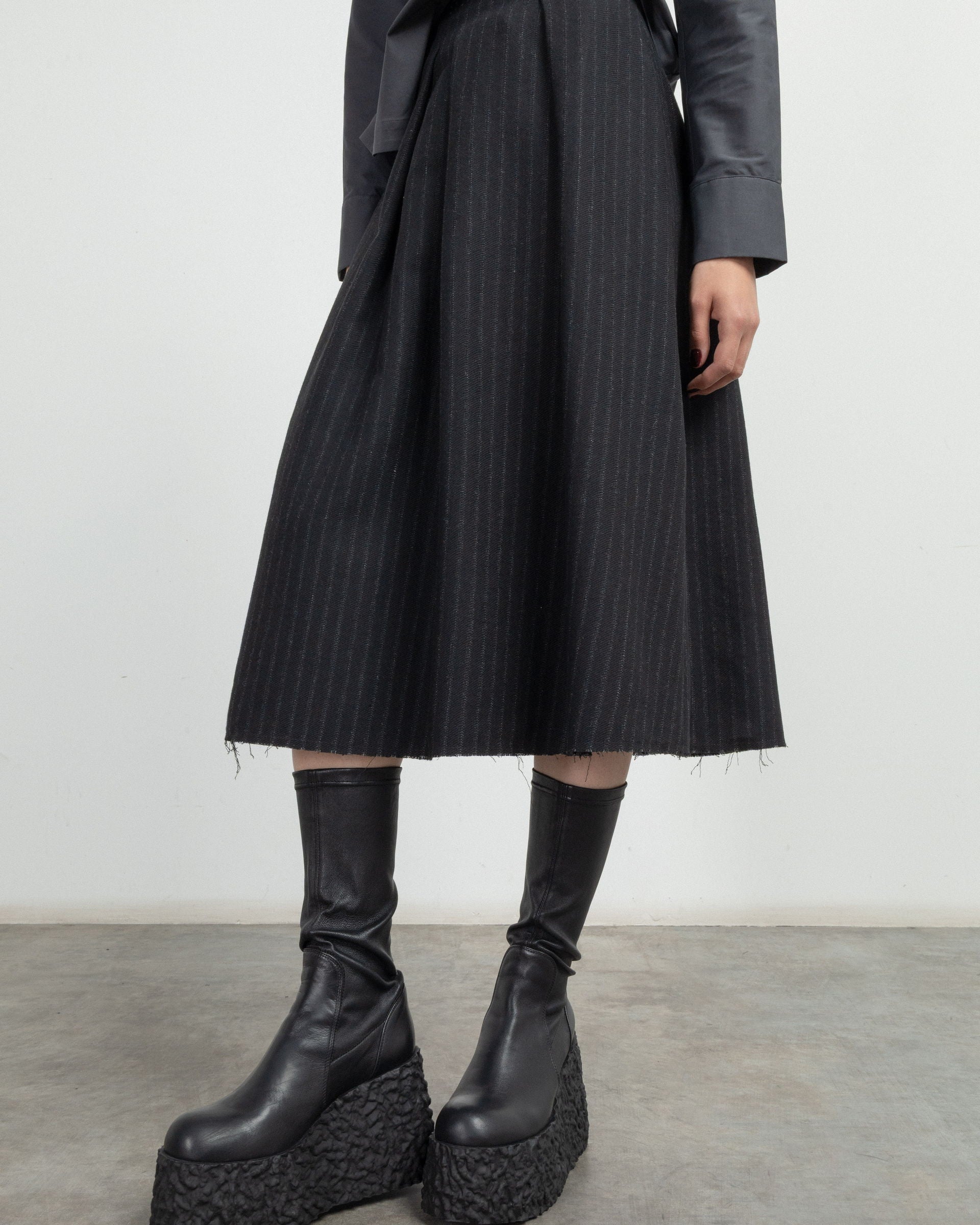 Saia Malloni M25I80325 Preto - 101-80325-01