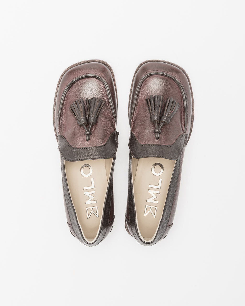 Mocassins MLO P25I97502 Bordô - 101-97502-06