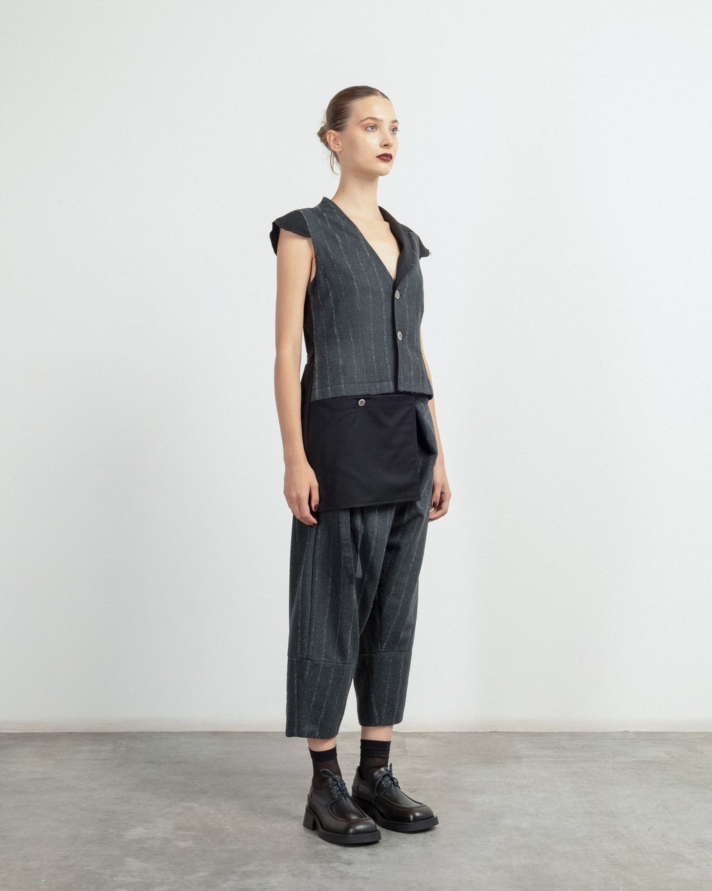 Calças culotte Le Ruemarcel BILBAO Preto - 102-BILBAO-01