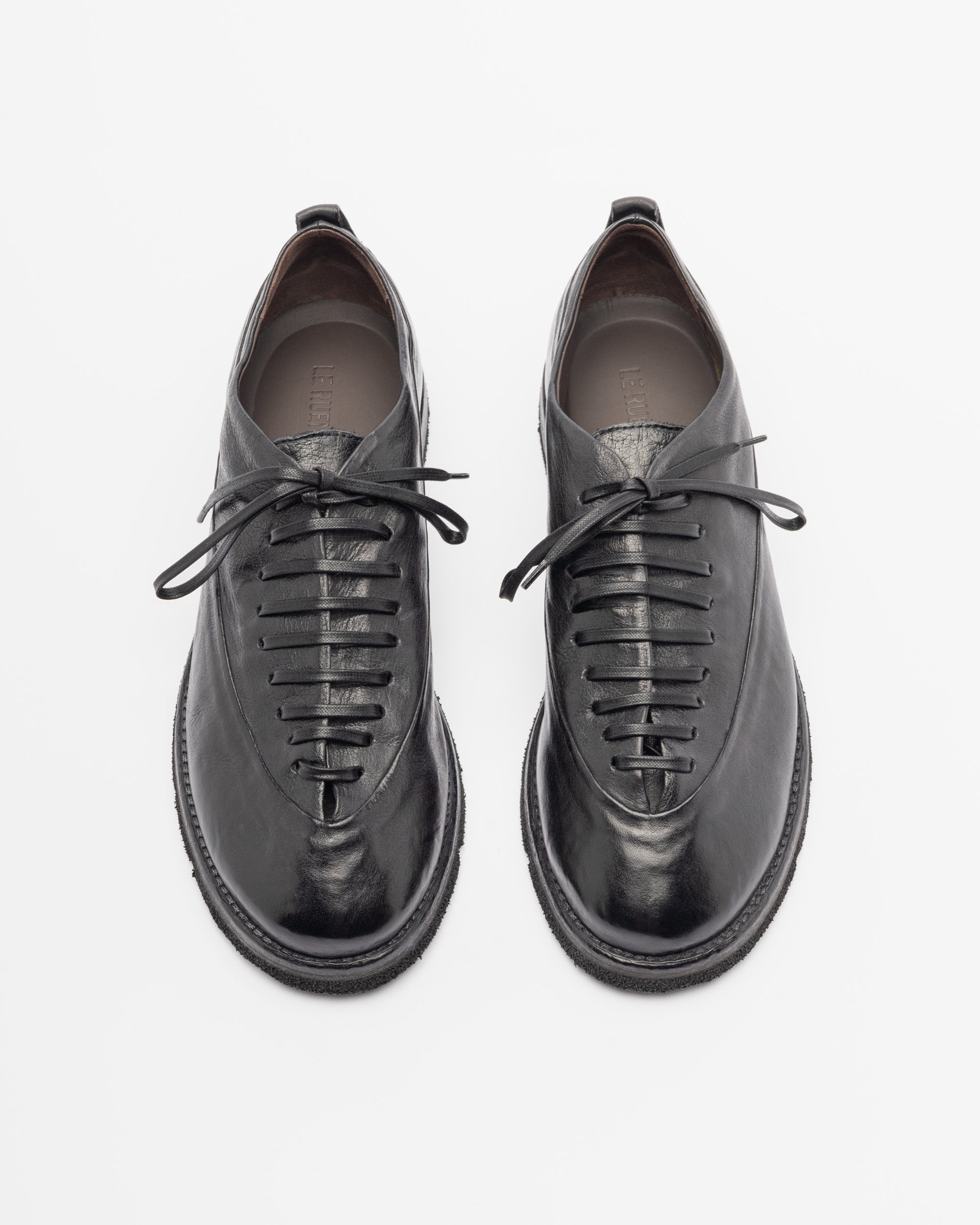 Le Ruemarcel MARTIN523 Black Oxford Shoes