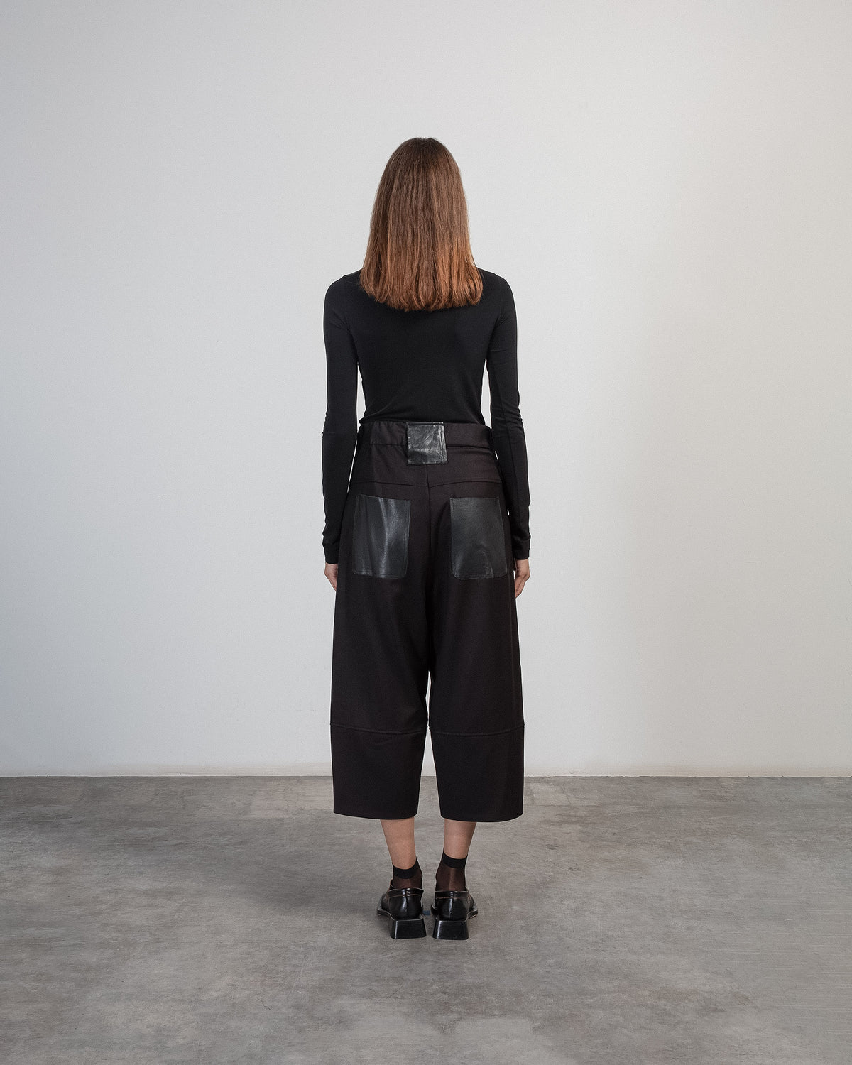 Calças culotte Le Ruemarcel YURI Preto - 102-YURI-01