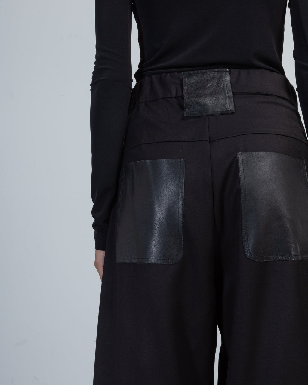 Calças culotte Le Ruemarcel YURI Preto - 102-YURI-01