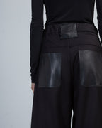 Calças culotte Le Ruemarcel YURI Preto - 102-YURI-01