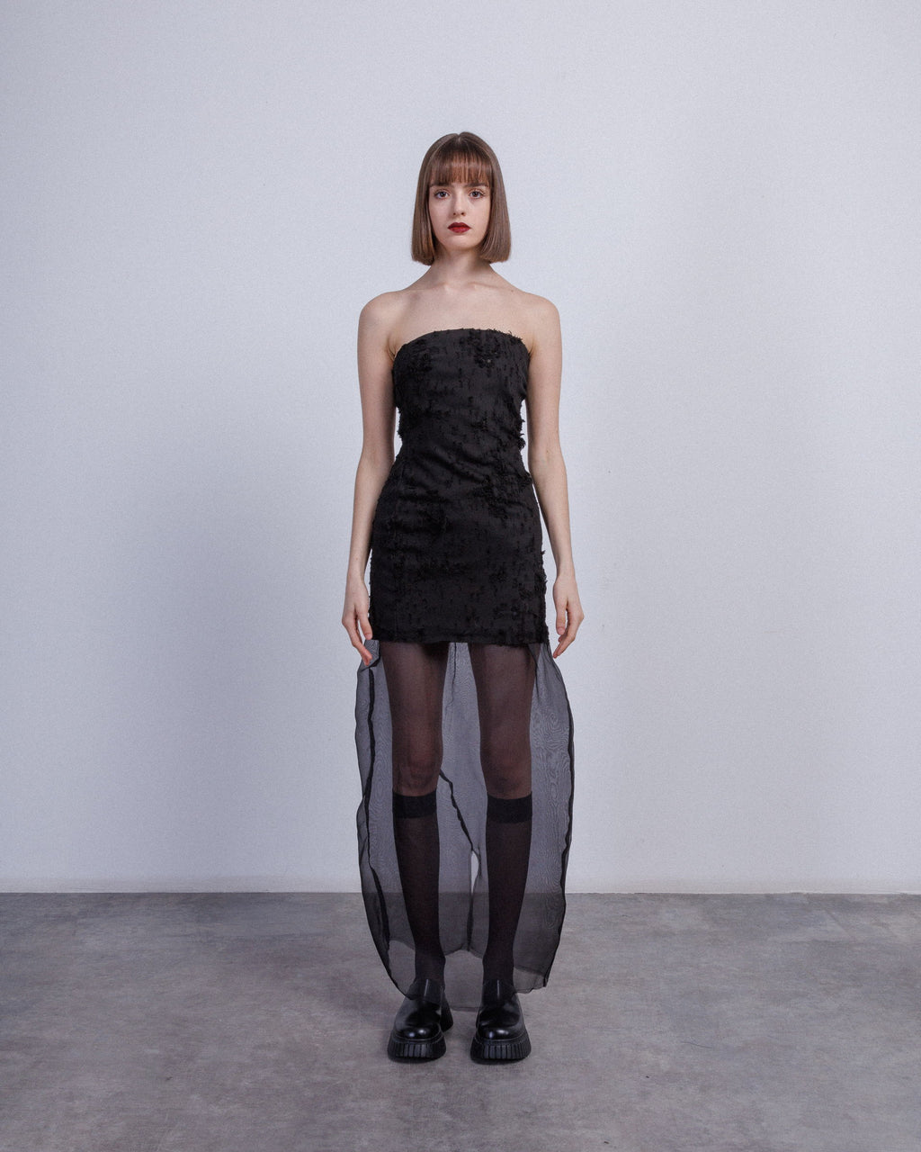 Vestido Giovanni Cavagna DA-0596 Preto - 106-DA0596-01