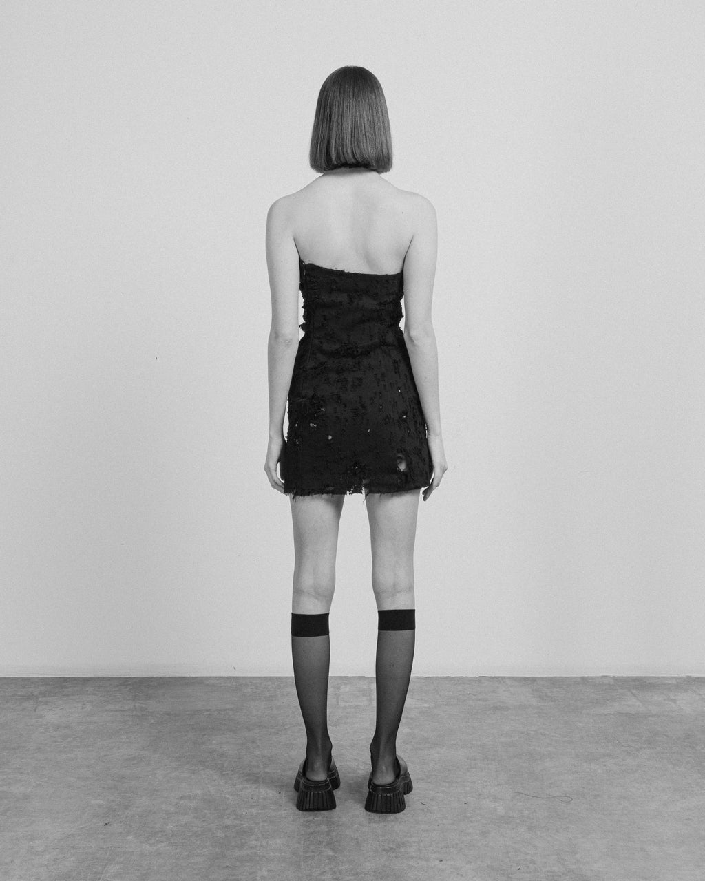 Vestido Giovanni Cavagna DA-0596 Preto - 106-DA0596-01