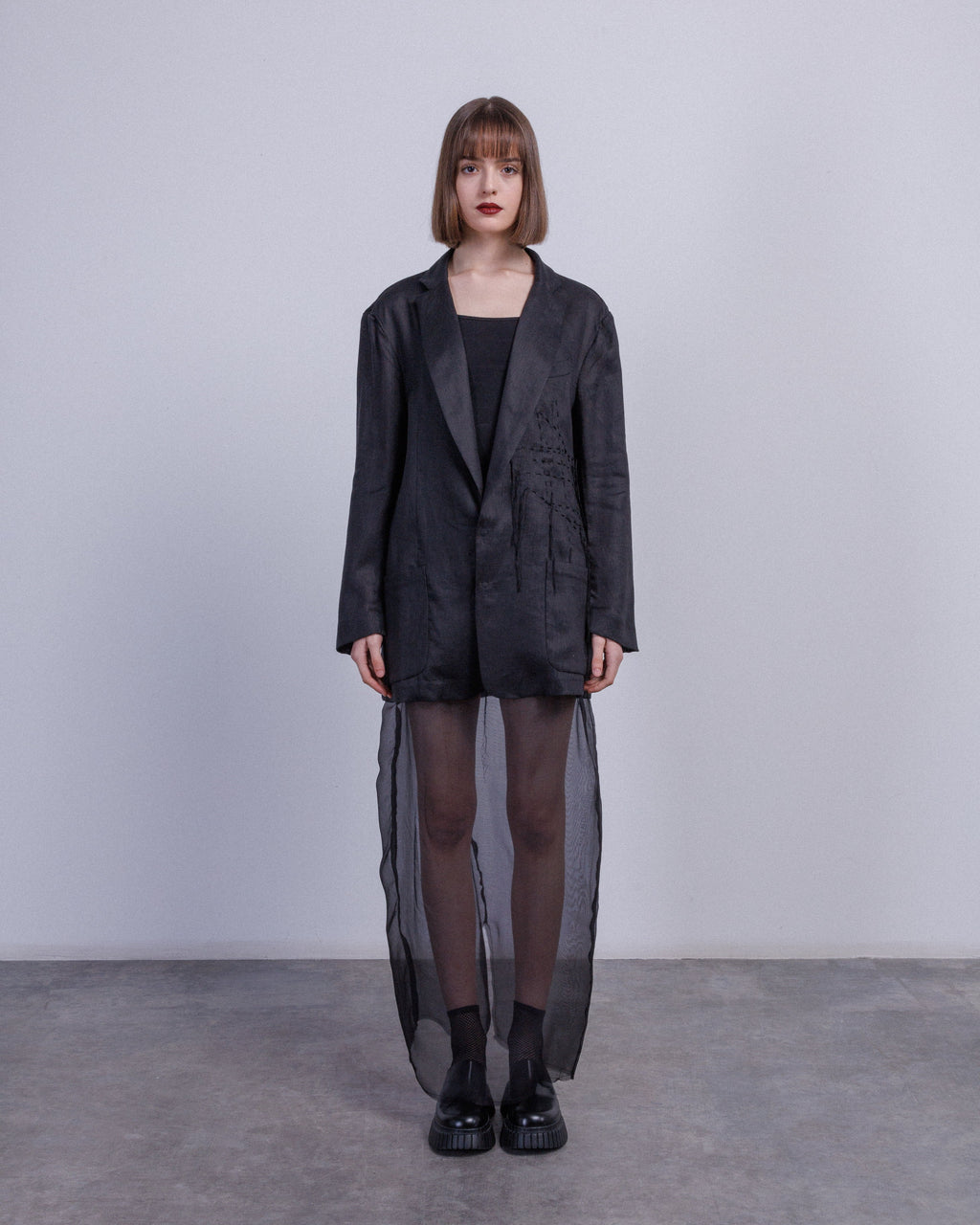 Blazer Giovanni Cavagna UG0475 Preto - 106-UG0475-01