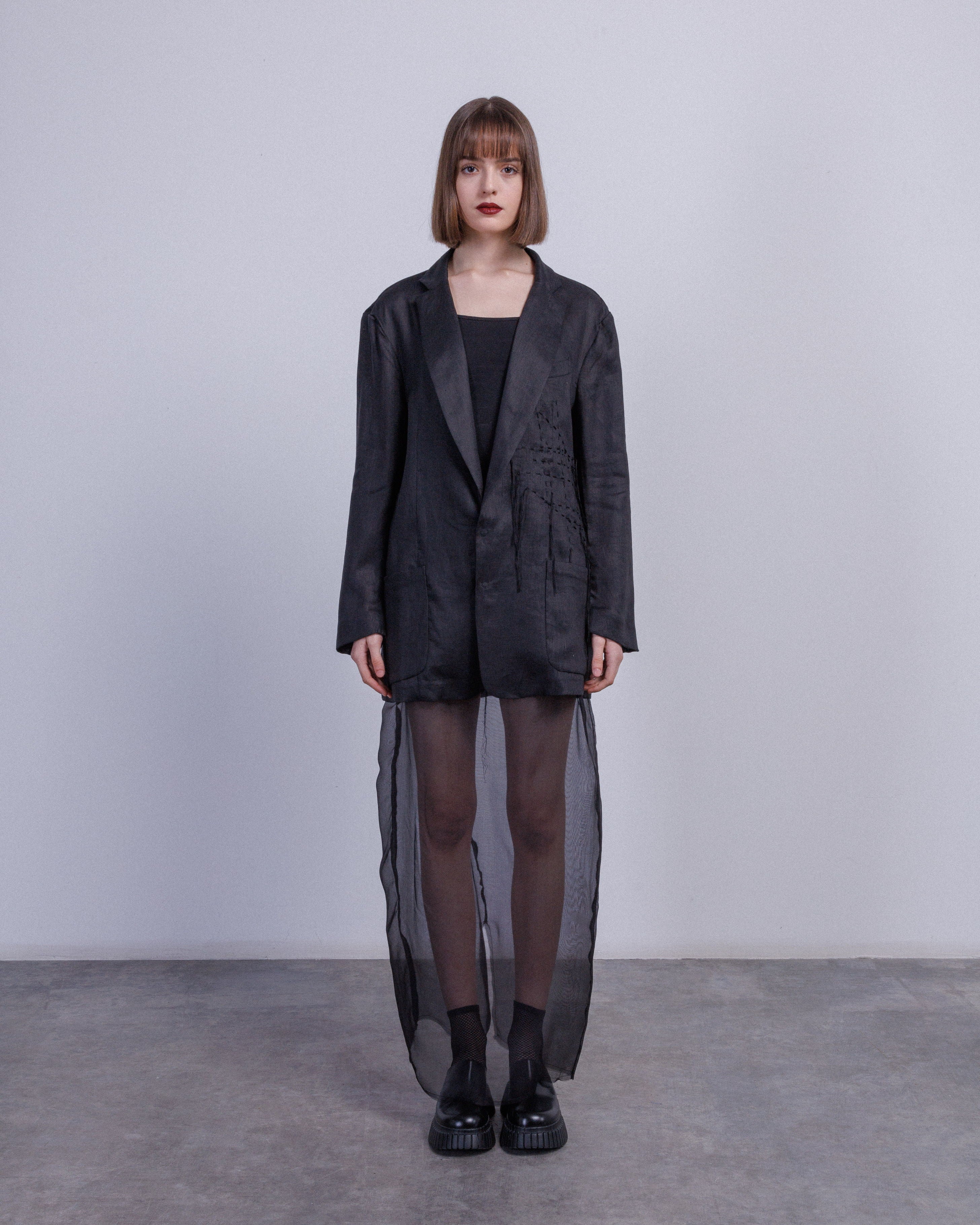 Blazer Giovanni Cavagna UG0475 Preto - 106-UG0475-01