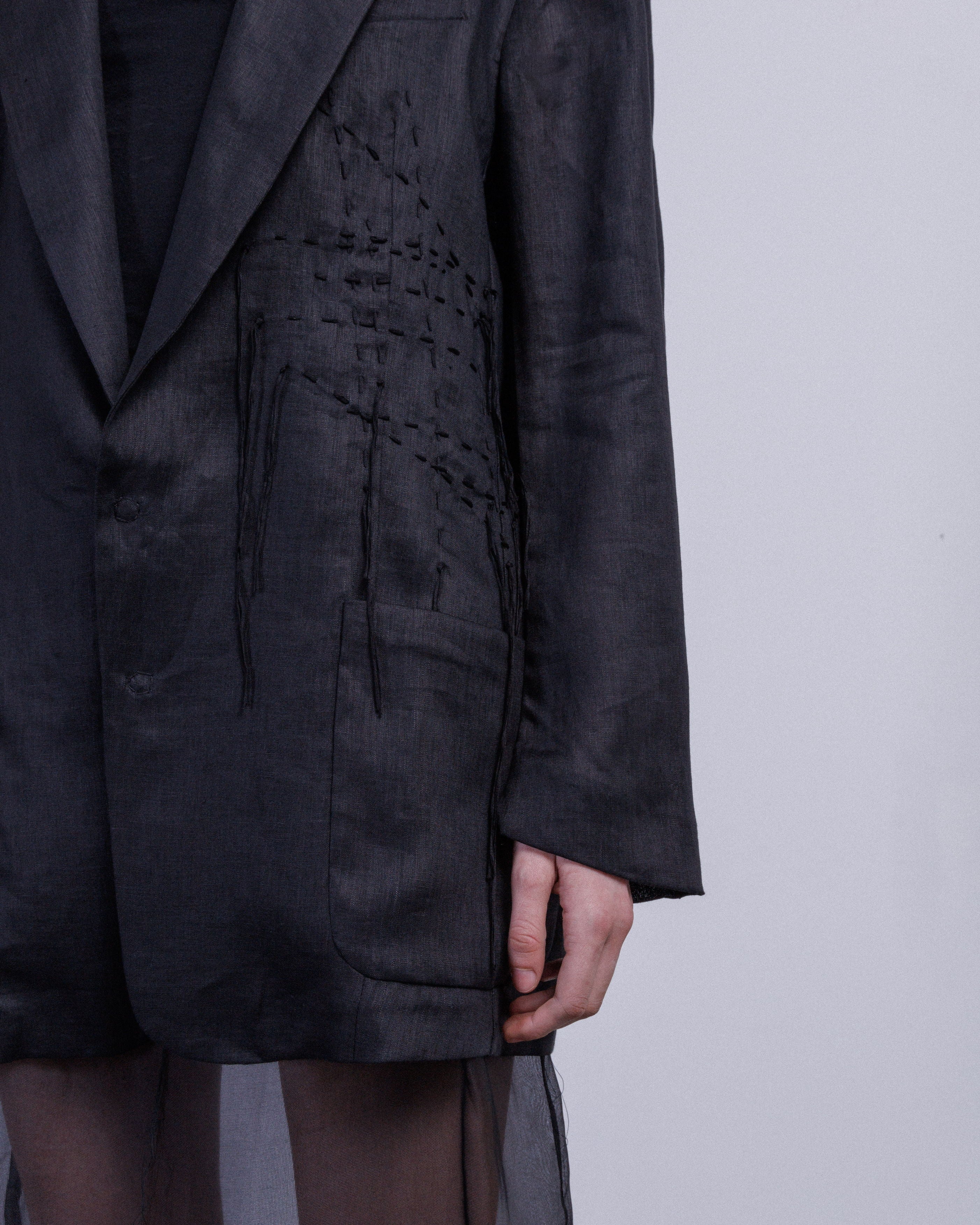 Blazer Giovanni Cavagna UG0475 Preto - 106-UG0475-01