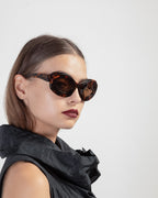 Óculos de sol Henrik Vibskov AW24STUD-A903 Castanho - 112-24A903-03