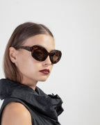 Óculos de sol Henrik Vibskov AW24STUD-A903 Castanho - 112-24A903-03