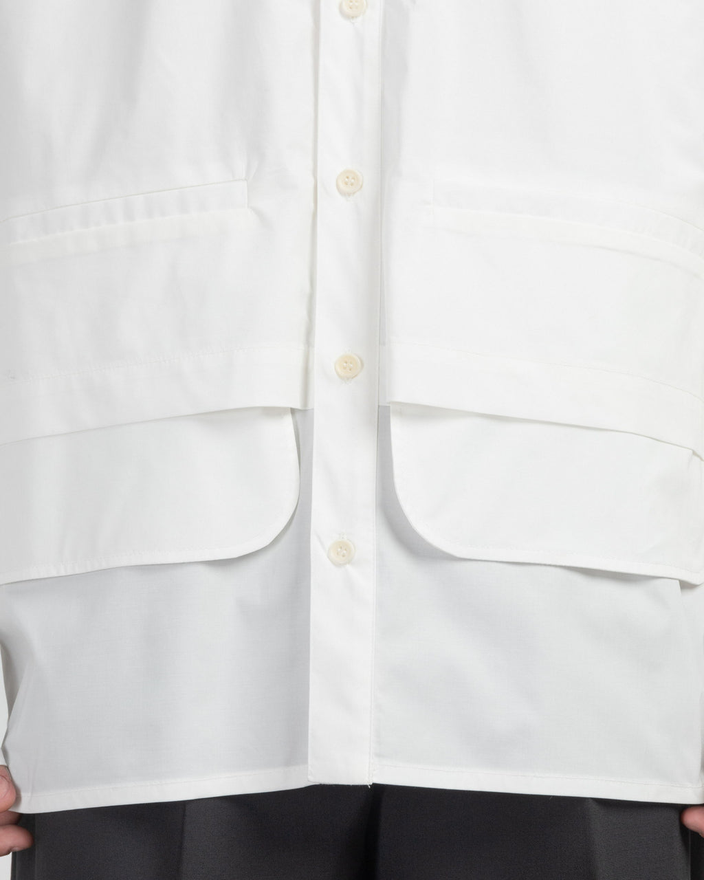 Camisa Henrik Vibskov ANTS Branco - 112-ANTSSH-00