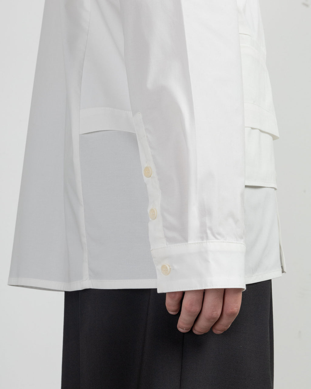 Camisa Henrik Vibskov ANTS Branco - 112-ANTSSH-00